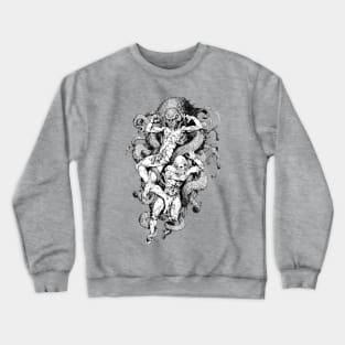 Seafood (BW) Crewneck Sweatshirt